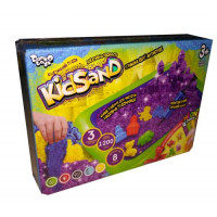 Кінетичний пісок "KidSand" (1200 г) з пісочницею (укр)