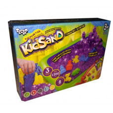 Кінетичний пісок "KidSand" (1200 г) з пісочницею (укр)