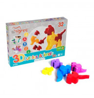 3D пазли "Тварини" (32 ел)