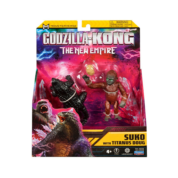 Набір фігурок Godzilla X Kong – Зуко з Дагом