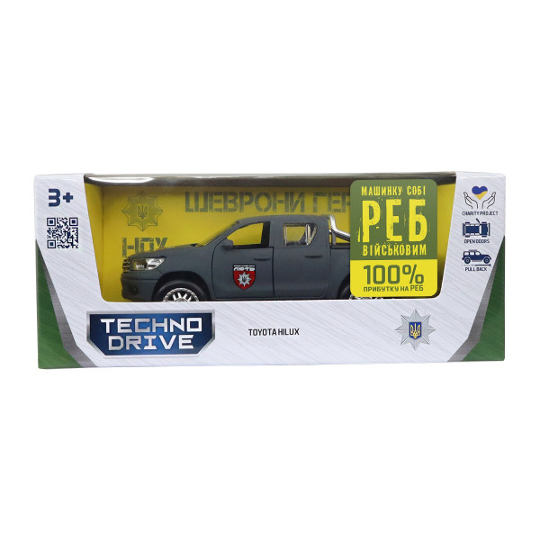 Автомодель серії Шеврони Героїв - Toyota Hilux - ОШБр НПУ Лють