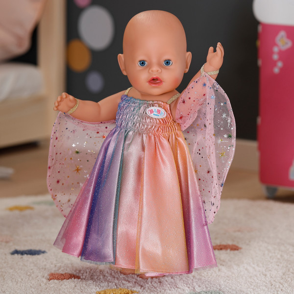 Одяг для ляльки Baby Born - Сукня Веселка