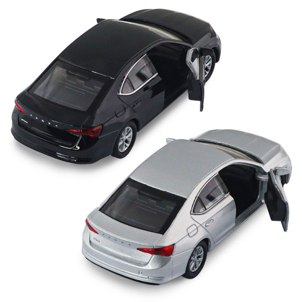 Автомодель - Skoda Octavia (чорний, сріблястий)
