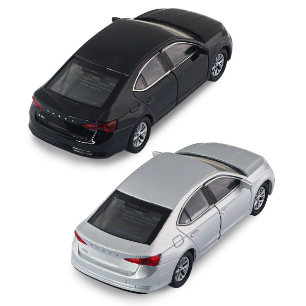 Автомодель - Skoda Octavia (чорний, сріблястий)