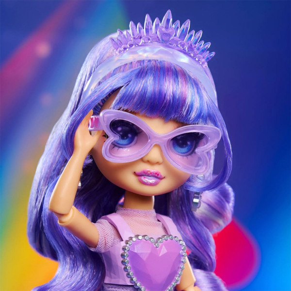 Ігровий набір з лялькою Rainbow High серії Creative Crystals - Віолетта