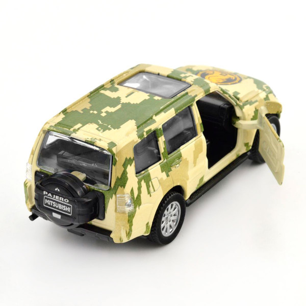 Машинка металева із серії "Шеврони Героїв" - Mitsubishi Pajero 4WD Turbo  - "47 ОМБр"