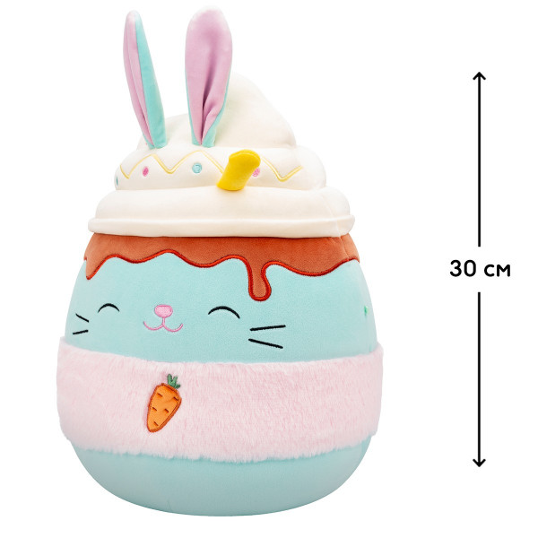 М'яка іграшка Squishmallows – Кролик Баттенс (30 cm)