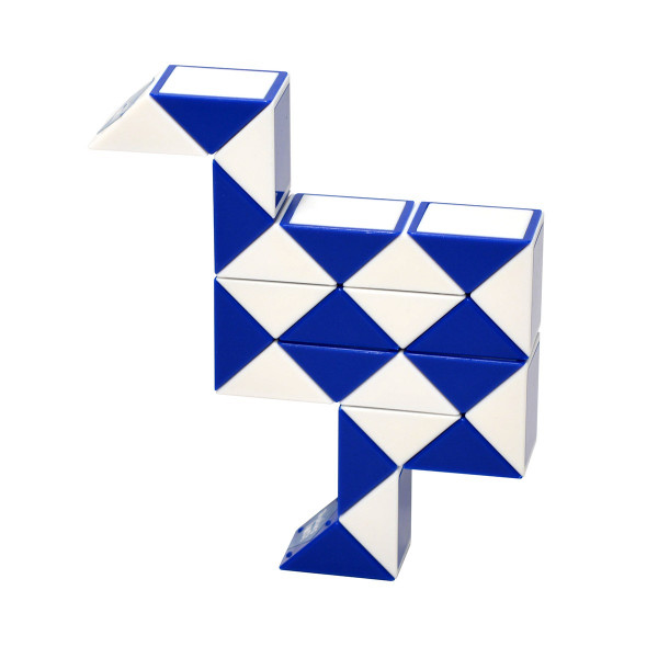 Головоломка Rubik's - Змійка (Біло-Блакитна)