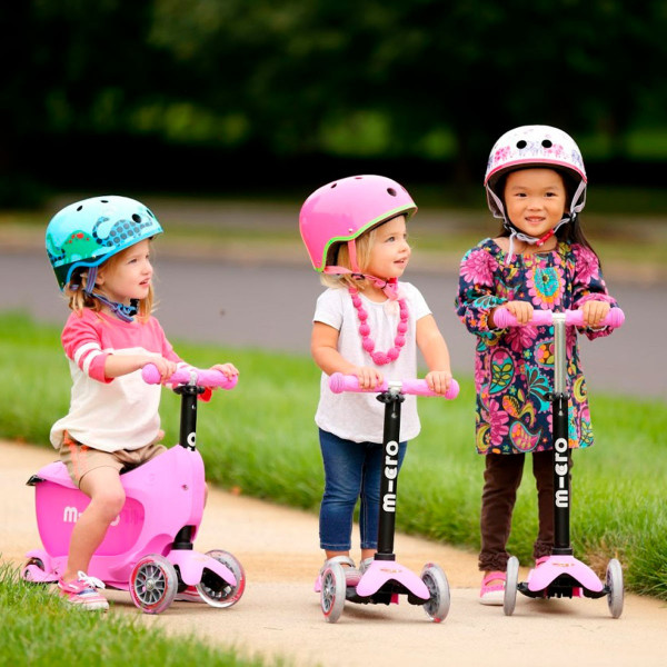 Самокат Micro серії Mini2go Deluxe Plus - Рожевий