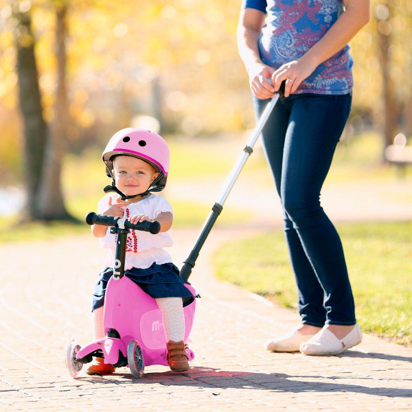Самокат Micro серії Mini2go Deluxe Plus - Рожевий