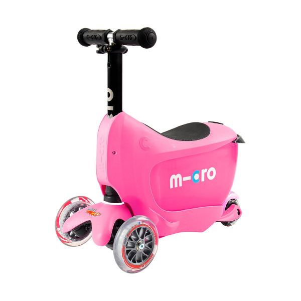 Самокат Micro серії Mini2go Deluxe Plus - Рожевий