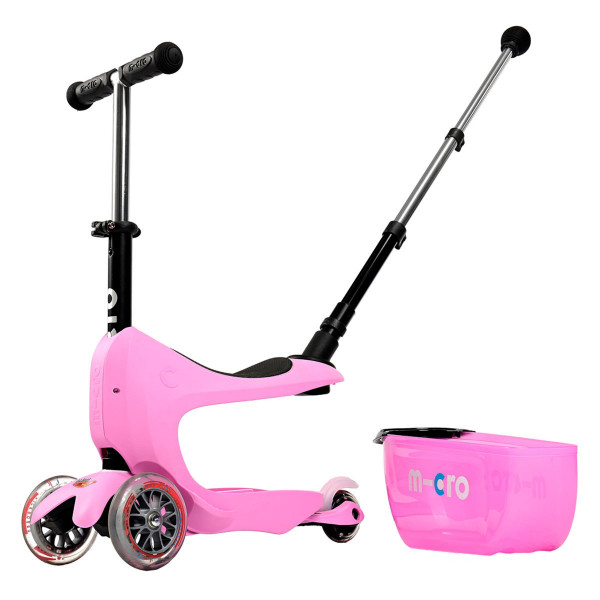 Самокат Micro серії Mini2go Deluxe Plus - Рожевий