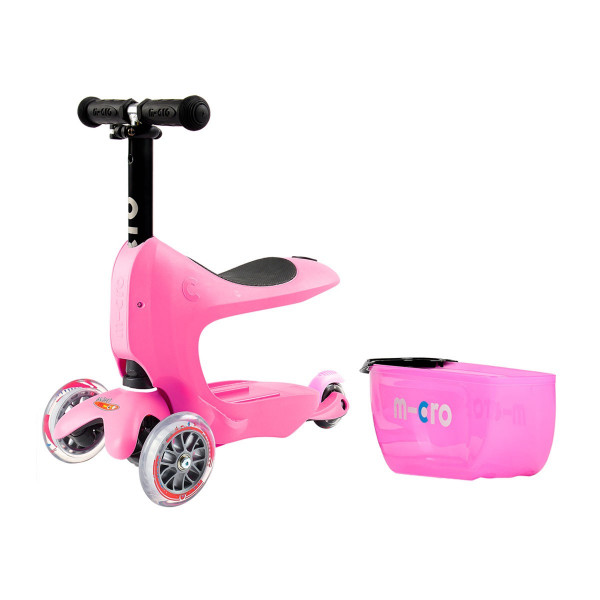 Самокат Micro серії Mini2go Deluxe Plus - Рожевий