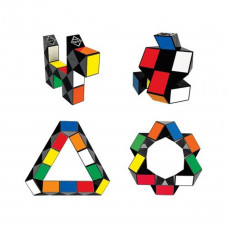 Головоломка Rubik's - Змійка (Різнокольорова)