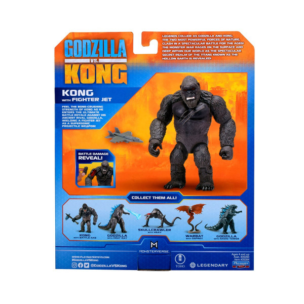Фігурка Godzilla vs. Kong – Конг з винищувачем