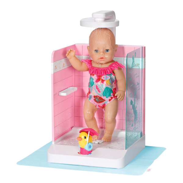 Автоматична душова кабінка для ляльки Baby Born - Купаємося з качечкою