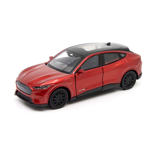 Автомодель - Ford Mustang Mach-E GT 2023 (червоний, сріблясто-сірий)