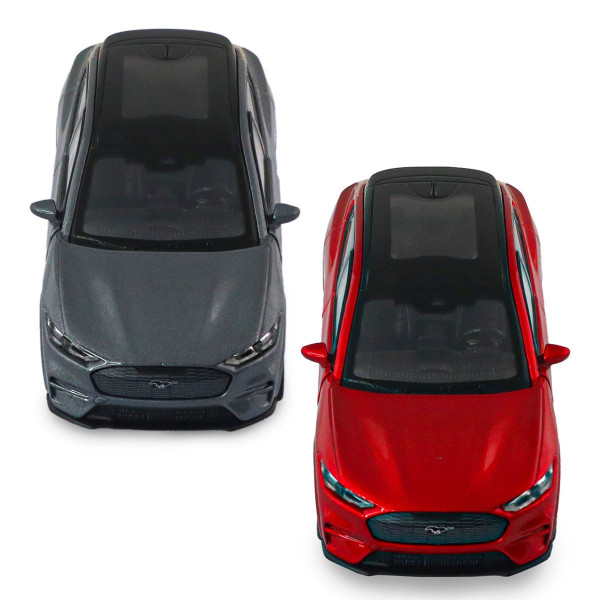 Автомодель - Ford Mustang Mach-E GT 2023 (червоний, сріблясто-сірий)