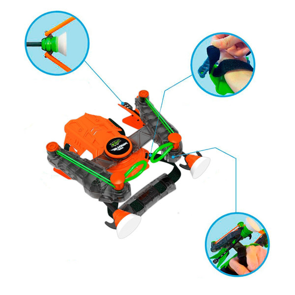 Іграшковий лук на зап'ясток Air Storm - Wrist bow оранж
