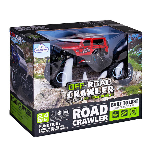 Автомобіль Off-Road Crawler З Р/К -  Wild Country (Червоний)