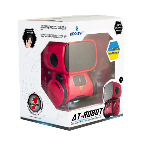 Інтерактивний робот з голосовим керуванням "AT-ROBOT", укр