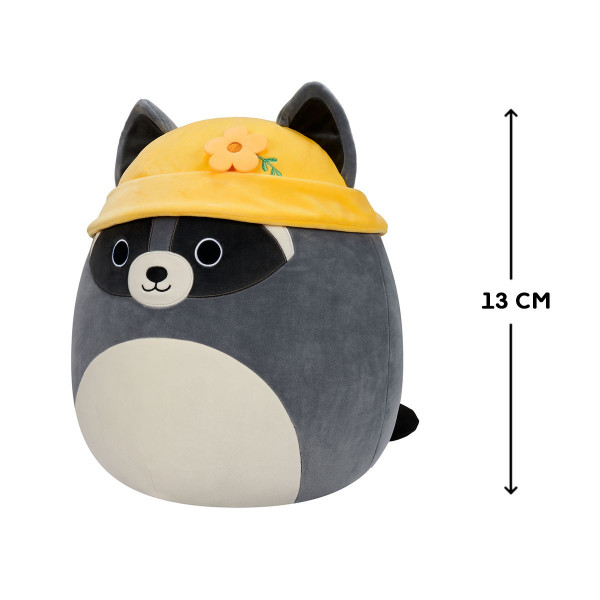 Мʼяка іграшка "Squishmallows: Єнот Роккі",13 см