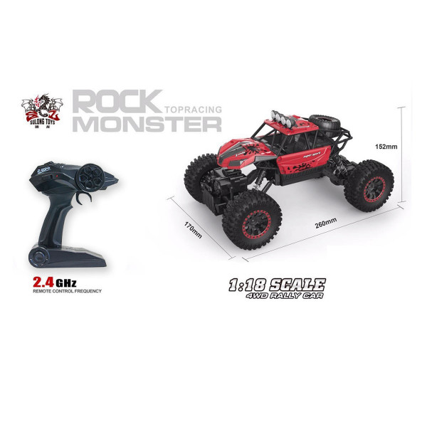 Автомобіль Off-Road Crawler З Р/К - Super Sport (Червоний, 1:18)