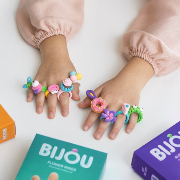 Набір пластиліну, що самозастигає "Bijou: Солодкі кільця"