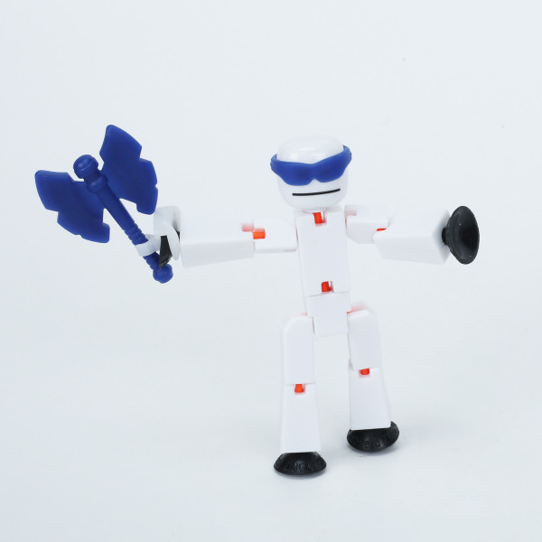 Ігровий набір для анімаційної творчості STIKBOT - ЗБРОЄНОСЕЦЬ (1 фіг., аксесуари)