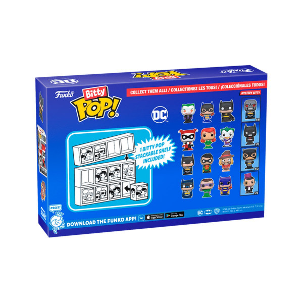 Набір ігрових фігурок Bitty Pop! серії DC (4 фігурки асорт.)