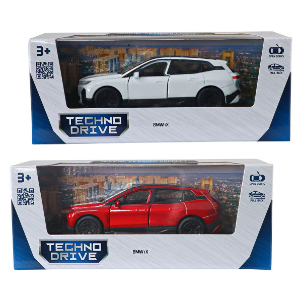 Автомодель - BMW iX (червоний, білий)