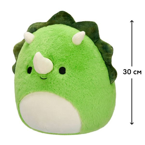М'яка іграшка Squishmallows - Тріцератопс Трістан (30 cm)