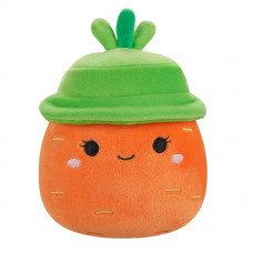 М'яка іграшка Squishmallows - Морквина Кароліна в капелюсі (19 cm)