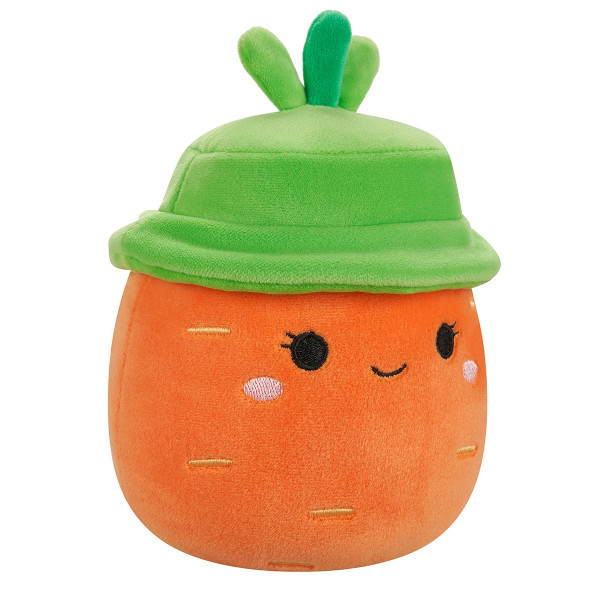 М'яка іграшка Squishmallows - Морквина Кароліна в капелюсі (19 cm)