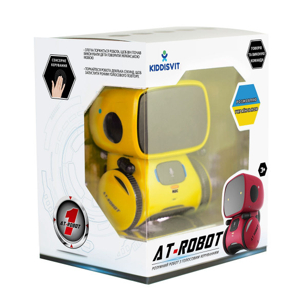 Інтерактивний робот з голосовим керуванням "AT-ROBOT", укр