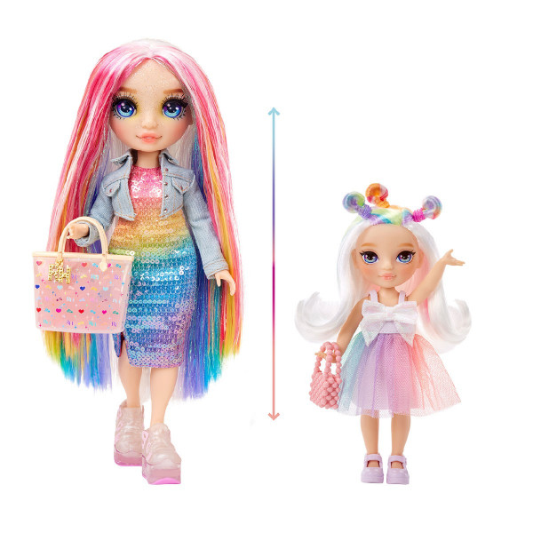 Ігровий набір з лялькою RAINBOW HIGH серії "Littles" - ВЕСЕЛКА (з аксес.)