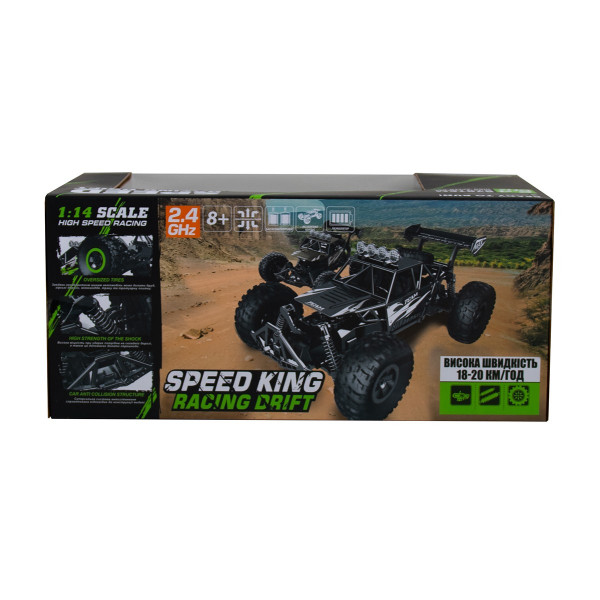 Автомобіль Off-road Crawler з р/к – Race (матовий чорний, 1:14)