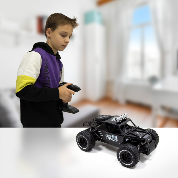 Автомобіль Off-road Crawler з р/к – Race (матовий чорний, 1:14)