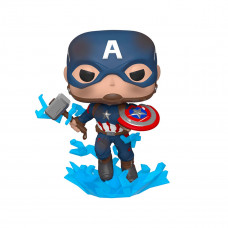 Ігрова фігурка Funko POP! Марвел cерії "Месники: Фінал" - Капітан Америка з мйольніром
