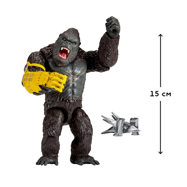 Фігурка Godzilla x Kong - Конг зі сталевою лапою, 15 см