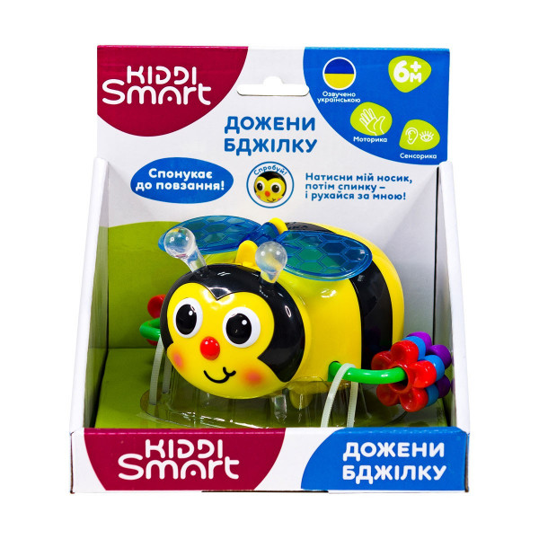 Іграшка, що розвиває KIDDI SMART – ДОЖЕНИ БДЖІЛКУ (світло, звук)