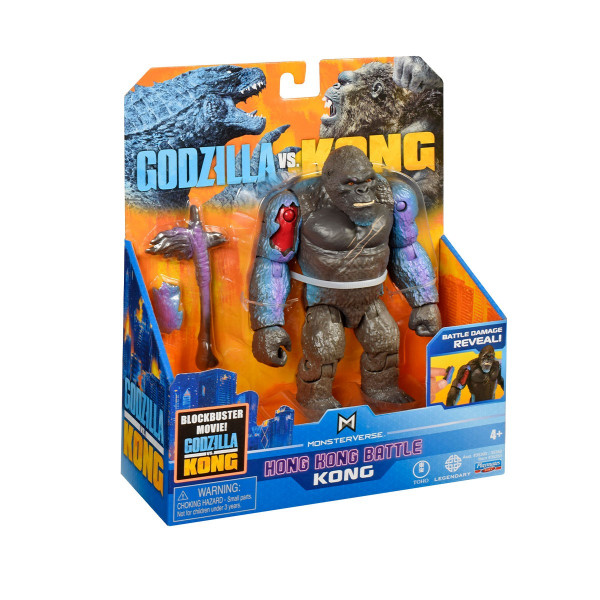 Фігурка Godzilla vs. Kong- Конг з бойовими ранами та сокирою