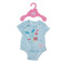Одяг для ляльки BABY born - Боді S2 (блакитне)