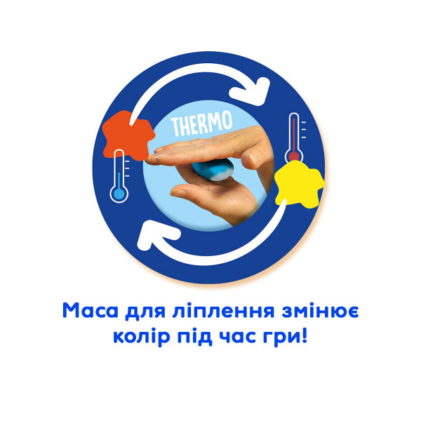 Незасихаюча маса для ліплення — Змінюй кольори