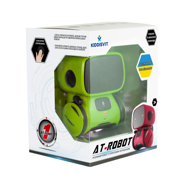 Інтерактивний робот з голосовим керуванням "AT-ROBOT", укр