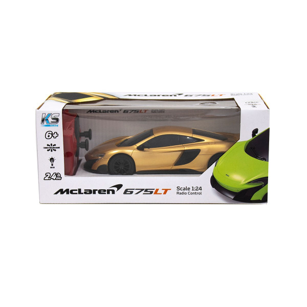 Автомобіль KS Drive на р/к - Mclaren 675LT (1:24, 2.4Ghz, золотий)