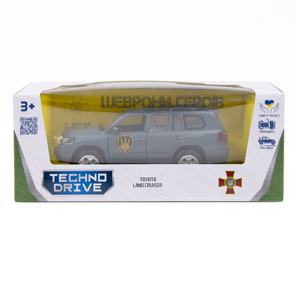 Машинка металева із серії "Шеврони Героїв" - Toyota Land Cruiser - "Рубіж"