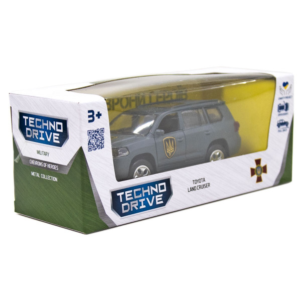 Машинка металева із серії "Шеврони Героїв" - Toyota Land Cruiser - "Рубіж"