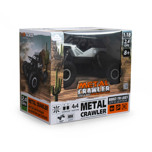 Автомобіль Off-road Crawler з р/к – Tiger (матовий сірий)