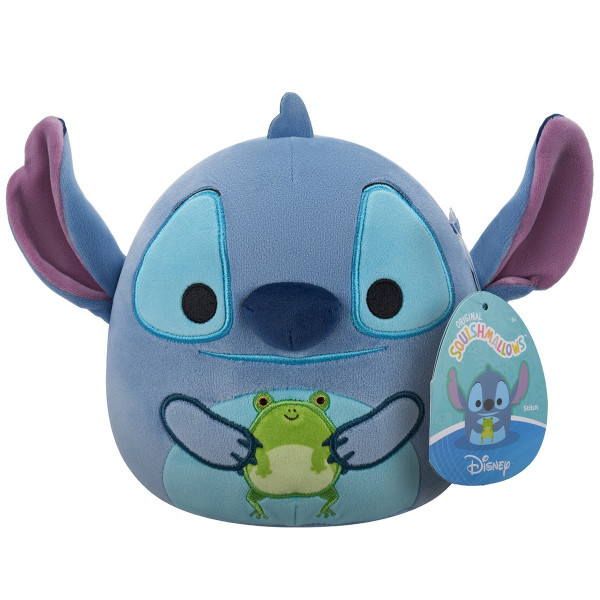 М'яка іграшка Squishmallows серії Disney - Стіч з жабкою (17 см)